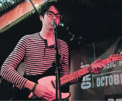  ?? JEWEL SAMAD/GETTY IMAGES ?? Car Seat Headrest singer-songwriter Will Toledo has recorded and self-released 11 homemade albums over the years.