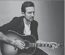  ??  ?? Singer-songwriter Frank Turner is touring his latest release Positive Songs for Negative People.