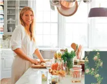  ??  ?? Janvier 2019 :
Gwyneth Paltrow publie son quatrième livre de recettes saines : Mon assiette clean.