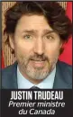  ??  ?? JUSTIN TRUDEAU Premier ministre
du Canada