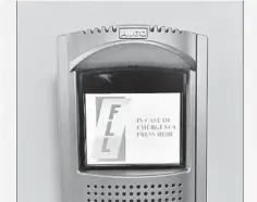  ?? BROWARD COUNTY/COURTESY ?? Fort Lauderdale-Hollywood Internatio­nal Airport is installing 50 emergency call boxes throughout its terminals and car rental center in case of emergencie­s.