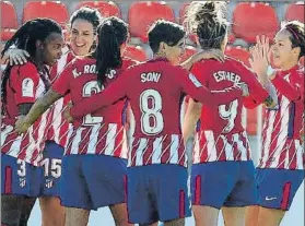  ?? FOTO: ATLÉTICO ?? El Atlético de Madrid Femenino mantiene el pulso con el FC Barcelona femenino