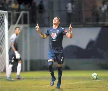  ?? FOTO: DAVID ROMERO ?? Roberto Moreira anotó su quinto gol con Motagua en la Liga Nacional.