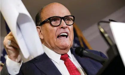  ?? Photograph: Jonathan Ernst/Reuters ?? Rudy Giuliani, the 76-year-old former New York City mayor has been under federal scrutiny for several years over his ties to Ukraine.