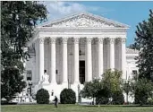  ?? J. SCOTT APPLEWHITE/AP ?? The Supreme Court stopped an appeals court ruling on refugees with assurances from resettleme­nt agencies.