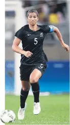  ?? Picture / Getty Images ?? Football Ferns skipper Abby Erceg has quit.