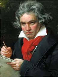  ??  ?? Genius: Beethoven suffered from tinnitus