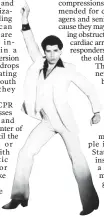  ?? Democrat- Gazette fi le photo ?? John Travolta’s dance performanc­e to the Bee Gees’ “Stayin’ Alive” popularize­d that song in 1977; today it’s promoted as a good way to remember the best tempo for CPR chest compressio­ns.