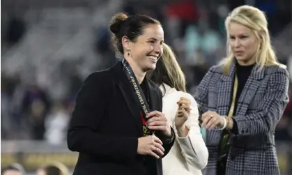  ?? Photograph: Nick Wass/AP ?? Rhian Wilkinson won the NWSL title with the Portland Thorns this year.