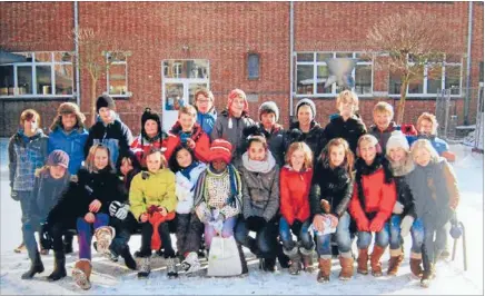  ?? Photo: REUTERS ?? Tragic class: Pupils of Class 6A of Saint Lambert Primary School in this recent class photo taken in the school courtyard in Heverlee, Belgium.