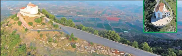  ??  ?? UNA LLEGADA INÉDITA. La Ermita de Santa Lucía, en Alcocéber (Castellón), acogerá la primera meta en alto de la Vuelta a España 2017, el 23 de agosto.