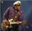  ?? ISRAEL LOPEZ MURILLO - THE ASSOCIATED PRESS ?? In this Nov. 25, 2007 file photo, legendary U.S. rock and roll singer and guitarist Chuck Berry performs in Burgos, Spain. Rock ‘n’ roll founding father Berry was among the notable figures who died in 2017.