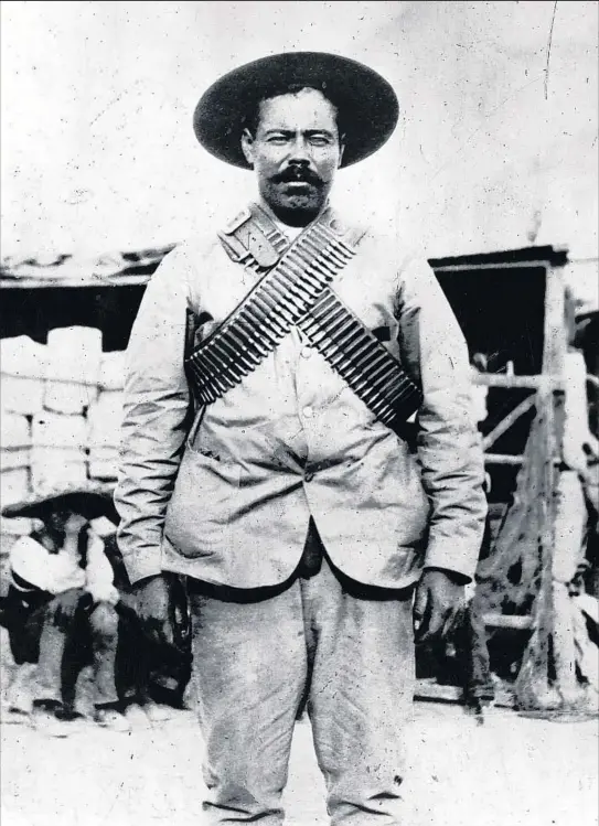  ?? Topical Press Agency / Getty Images ?? MEXICAN LEADER Pancho Villa invaded Columbus, N.M., in 1916 but was defeated in less than two hours. Now, U.S.-Mexico friendship is celebrated in the town.