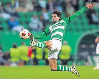  ?? ?? Trincão voltou a ser titular mas ainda não marcou na Liga Europa