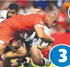  ??  ?? LEILANI LATU Massive talent. A big forward with excellent skills who is yet to unlock his full potential. 3