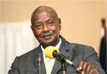  ??  ?? Ugandan President Yoweri Kaguta Museveni gives a speech at the 10th FOCAC Africa-china Poverty Reduction and Developmen­t Conference