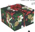  ??  ?? Floral giftwrap, £4.50 for3m, Marks &amp; Spencer