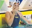  ??  ?? Cate Campbell last night.