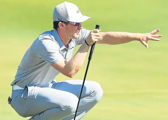  ?? Picture: Getty Images. ?? Connor Syme during his outstandin­g profession­al debut in the Portugal Masters at the weekend.