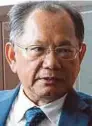  ??  ?? Tan Sri Dr Halim Shafie