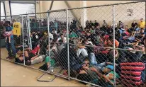  ?? DEPARTMENT OF HOMELAND SECURITY OFFICE OF THE INSPECTOR GENERAL ?? The Inspector General at the Department of Homeland Security observed overcrowdi­ng of families on June 10 at a detention center in McAllen, Texas.