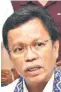  ?? ?? Datuk Seri Shafie Apdal