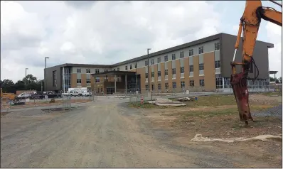  ?? Arkansas Democrat-Gazette/CYNTHIA HOWELL ?? The classroom building addition to Pulaski County Special School District’s Sylvan Hills High School in Sherwood is to open to students next month.