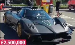  ??  ?? Rare: Only 15 of the 200mph Pagani Zonda R models exist