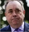  ??  ?? Battle: Alex Salmond