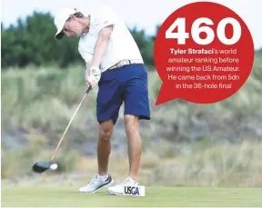  ??  ?? world amateur ranking before winning the US Amateur. He came back from 5dn in the 36- hole final