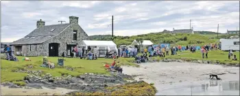  ?? 50_c27gigha08 ?? Gigha was packed with visitors during the festival weekend.