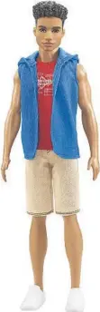  ??  ?? THE 56-YEAR-OLD Ken doll now comes in 15 new looks, including body styles such as “slim” and “broad,” with a thicker middle. He also comes in six skin tones and hairstyles that include a man bun and cornrows.