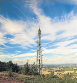  ??  ?? Above: Those with mobile phone masts on their land will soon be subject to the new Telecoms Code. Below: Ian ThorntonKe­msley is Strutt & Parker’s Scottish telecoms specialist.