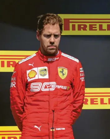  ?? Foto: Photo4/Lapresse, dpa ?? Sebastian Vettel bleibt noch ein Jahr, um einen Titel für Ferrari zu holen. In den vergangene­n fünf Jahren kam er nicht an Lewis Hamilton und dem Mercedes-Team vorbei. Nun wagt er einen letzten Angriff.