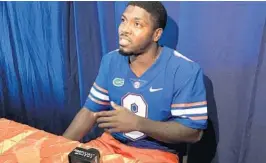  ?? MATT MURSCHEL/STAFF ?? Notre Dame transfer Malik Zaire is eager to help the Gators’ offense.