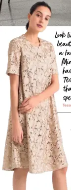  ??  ?? Look like a lady this winter in beautiful lace. Juliette Hogan, a favourite designer of Prime Minister Jacinda Ardern, has released the timeless Tessa swing-style dress that is perfect for any special occasion. Tessa dress, $569. julietteho­gan.com