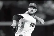  ?? ASSOCIATED PRESS ?? DIAMONDBAC­KS pitcher Alex Young throws against the Rockies in the first inning of a game Sunday in Phoenix.