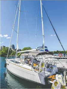  ?? BRYAN PASSIFIUME ?? Think of SailTime as Airbnb for boats, which offers time aboard a vessel and can help defray the cost of buying a boat.