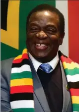  ?? ?? President Emmerson Mnangagwa