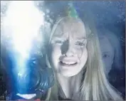  ??  ?? BECCA (Olivia DeJonge) doesn’t like what she sees in “The Visit.” Perhaps camp would’ve been better.