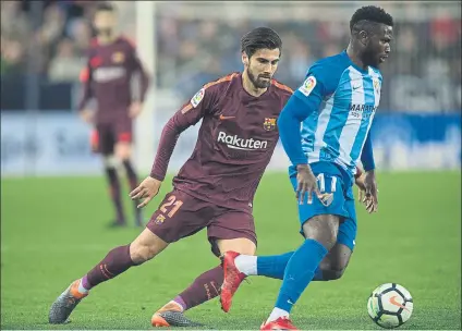  ??  ?? André Gomes no ha terminado de triunfar en el Barça pero sigue contando con un buen cartel en Europa FOTO: PERE PUNTÍ