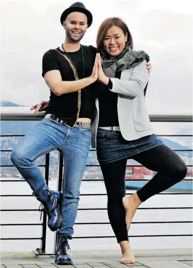  ?? LES BAZSO/ PNG ?? Vancouver singer and yoga teacher Will Blunderfie­ld and Sachie Kageyama are taking healing yoga and music to children who survived the 2011 Fukushima earthquake and tsunami. They’re holding a Vancouver fundraiser Jan. 19.