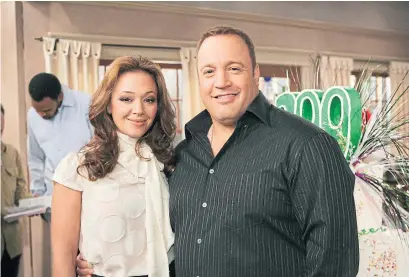  ?? REED SAXON THE ASSOCIATED PRESS FILE PHOTO ?? Kevin James and Leah Remini played a married couple in “The King of Queens” and were married again in “Kevin Can Wait.”