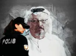  ?? Associated Press file photo ?? Writer Jamal Khashoggi entered the Saudi Consulate in Istanbul on Oct. 2, 2018. He was confronted by Saudi agents, who killed him and dismembere­d his body.