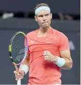  ?? FE ?? Rafael Nadal viene de superar al australian­o Jason Kubler.