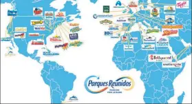  ?? FOTO: PARQUES REUNIDOS ?? Marca global Parques Reunidos tiene presencia en 14 países del mundo