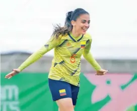  ?? FOTO ?? Isabella Echeverri, jugadora de Selección Colombia.