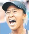  ??  ?? Naomi Osaka