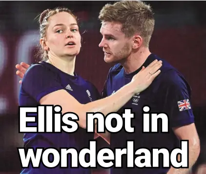  ?? — afp ?? We won’t be pushovers: Marcus ellis and girlfriend Lauren Smith form england’s world no. 7 mixed doubles partnershi­p.