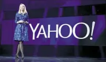  ?? Julie Jacobson/Associated Press ?? Yahoo CEO Marissa Mayer is not expected to join Verizon, but she is due to receive a $57 million severance payout.